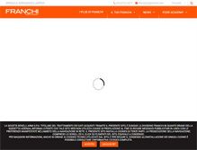 Tablet Screenshot of franchi.com